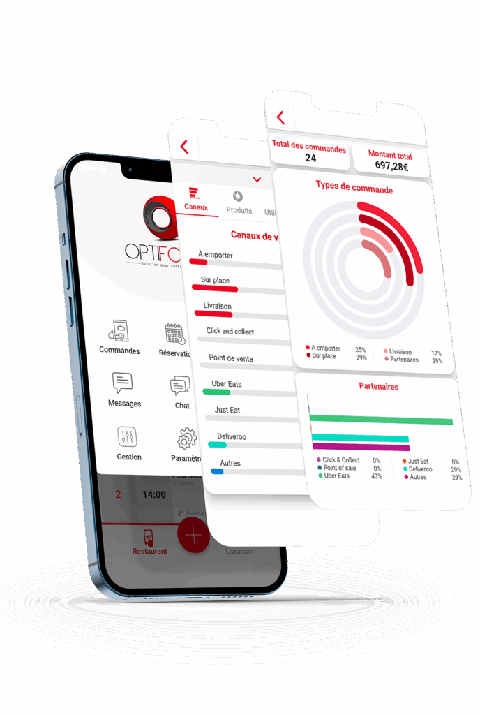 Gérer vos rapports depuis une seule application Optifood